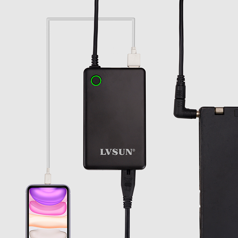 LVSUN 90W Universal Slim Laptop Power Adapter with USB Port