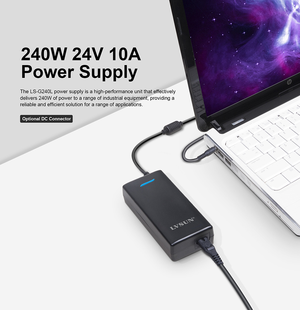 LVSUN 240W 24V 10A Industrial Power Supply