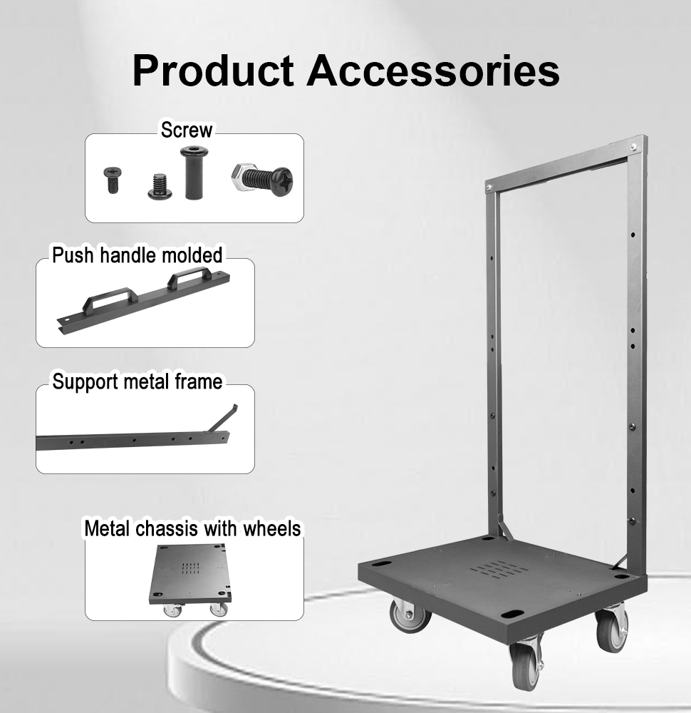LVSUN Rolling Cart for USB-C Charging Cabinets