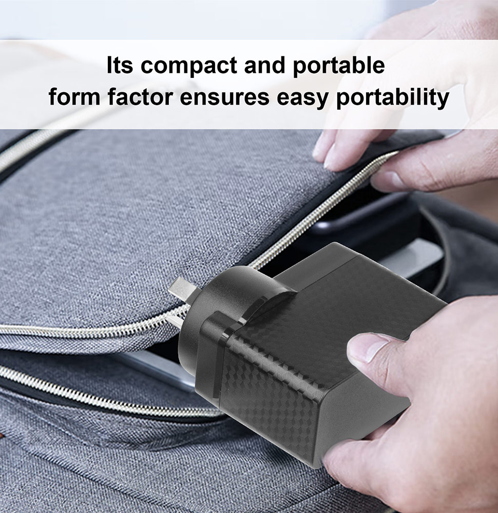 LVSUN 5V 3A Power Adaptor with USB 2.0 Female to Plug Extension Cable