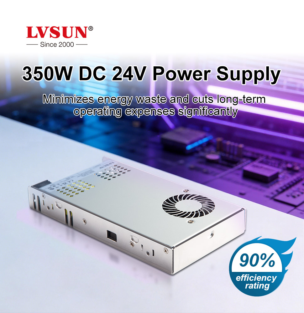 LVSUN 350W DC 24V Industrial Switching Power Supply