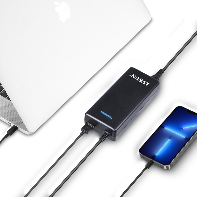 Potente adaptador USB-C universal para portátiles de 112 W