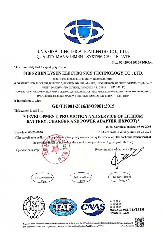 ISO9001: 2015