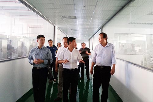 Los líderes de la provincia de Hunan y la Academia de Ciencias de China visitan el Parque de Innovación y Tecnología LVSUN para guiar el trabajo