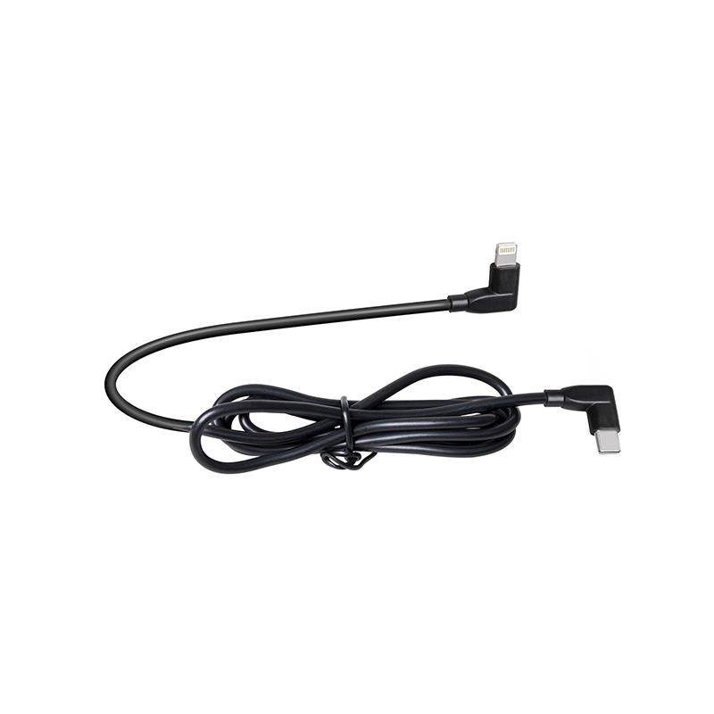 Cable USB-C de ángulo recto a Lightning de ángulo recto